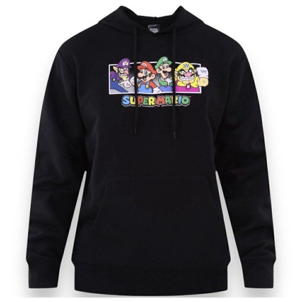 Super Mario Graphic Pullover Hoodie Men’s XS